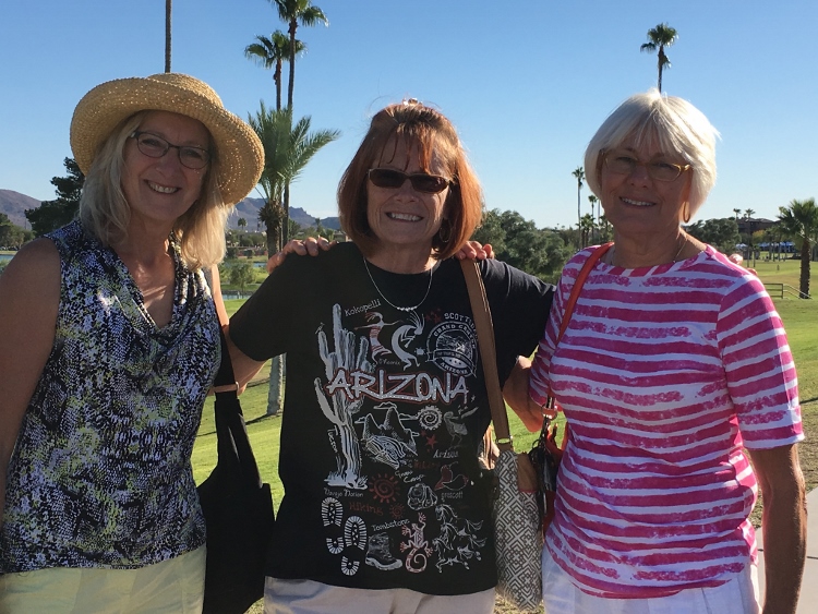 Karen, Julie and me